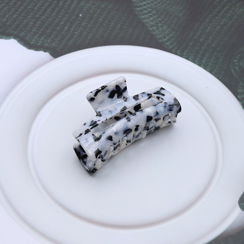 Acetate Medium Hollow Square Hair Claw