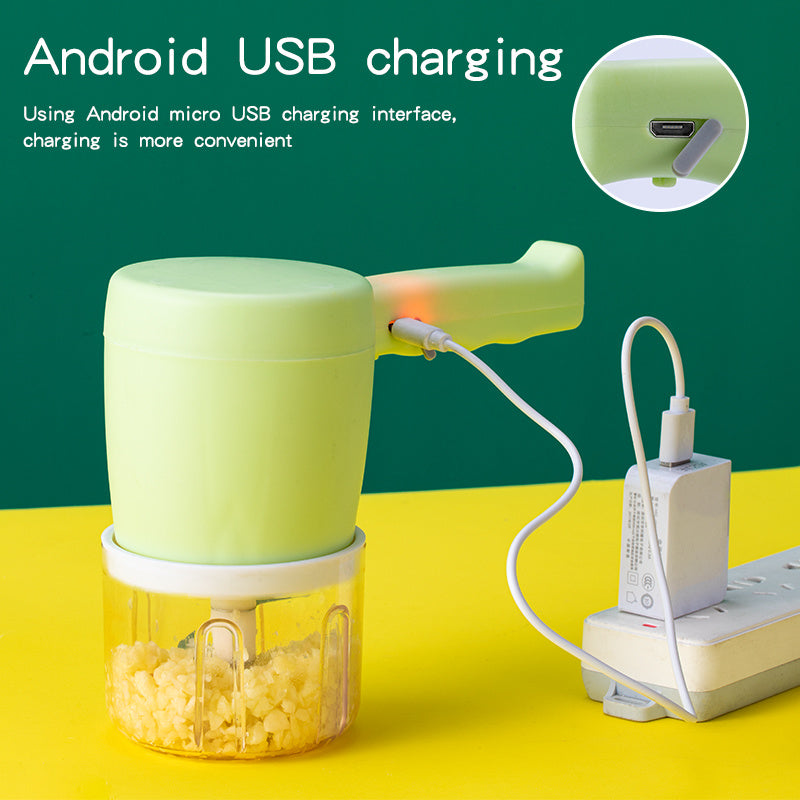 ブレンダー 2 in 1 多機能電動ハンドミキサー USB プラネタリーハンドヘルドミキサー ボウル付き フードプロセッサー チョッパー ビーター 泡立て器