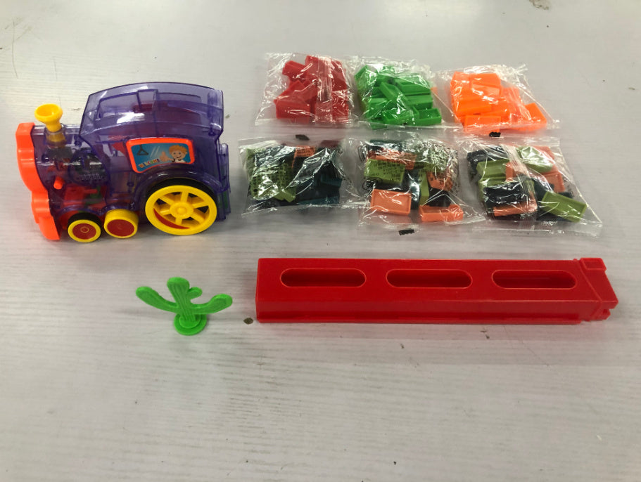 Toys Car Puzzle Automatic Release Electric Building Blocks Train Toy