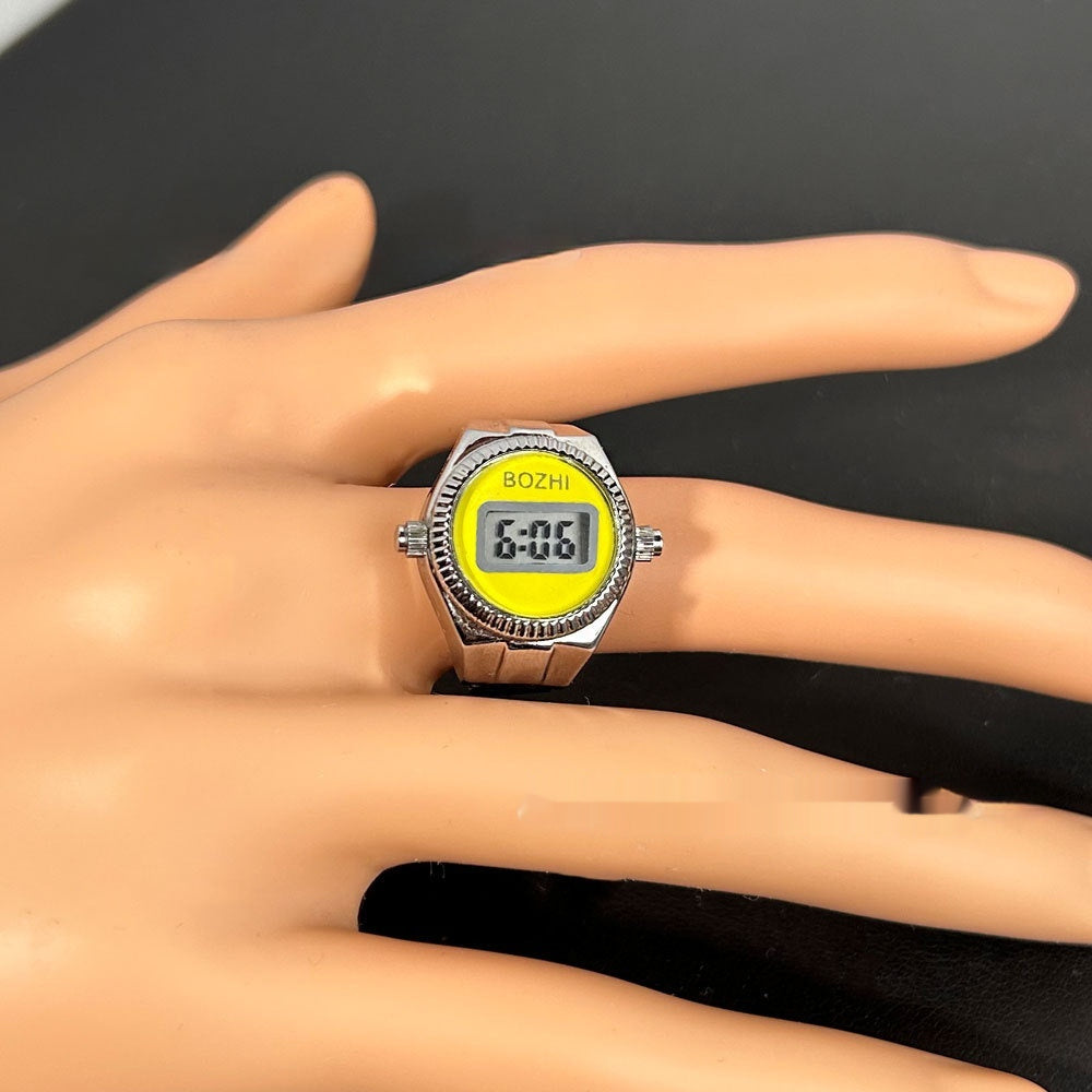 Women's Fashion Digital Display Mini Ring Watch