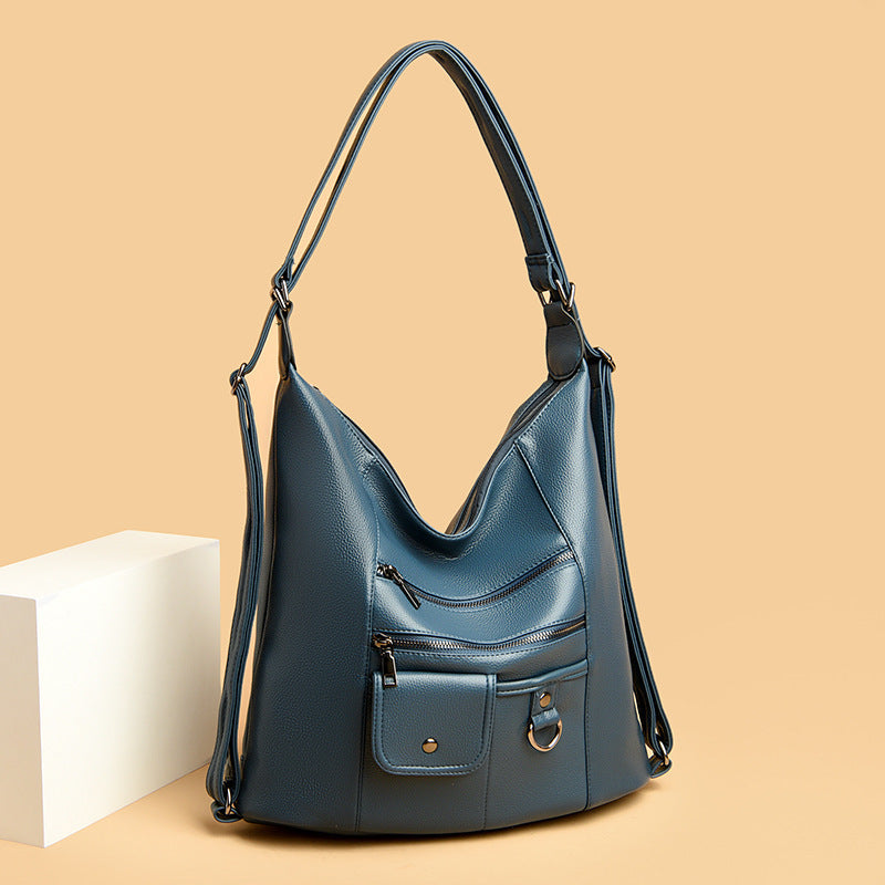 Neue All-in-One-Schulter-, Crossbody- und Rucksacktasche für Damen