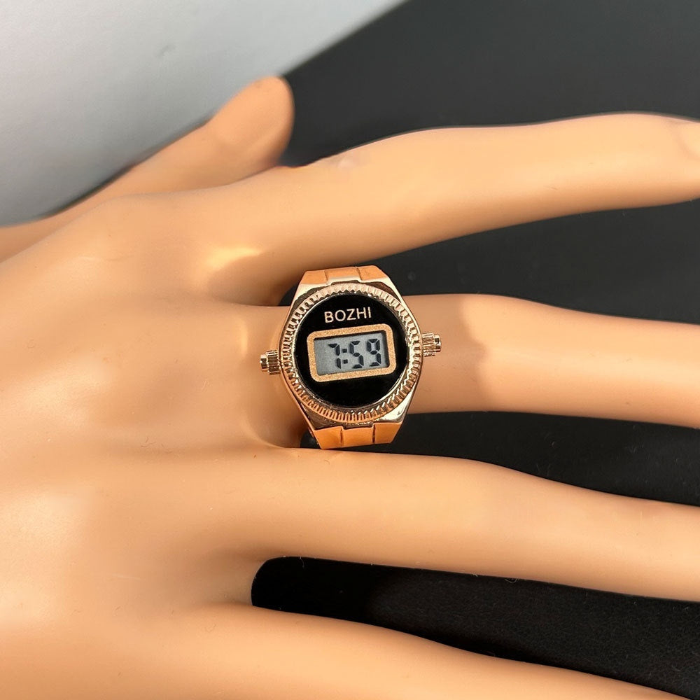 Women's Fashion Digital Display Mini Ring Watch