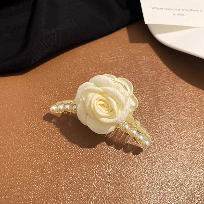 Rose Flower Style Hair Claw