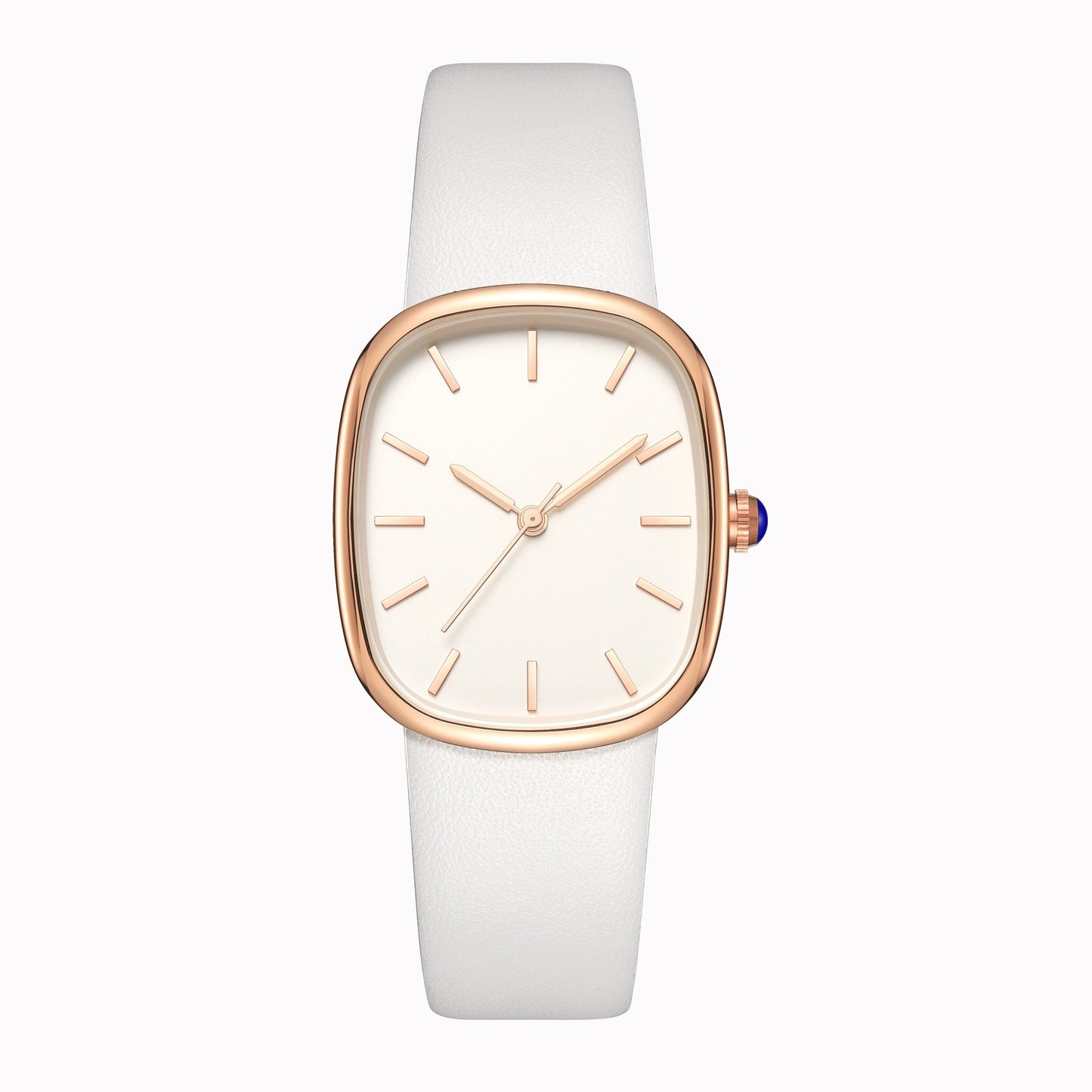 Elegante kleine quadratische Platte Damen neue Quarz Gürteluhr