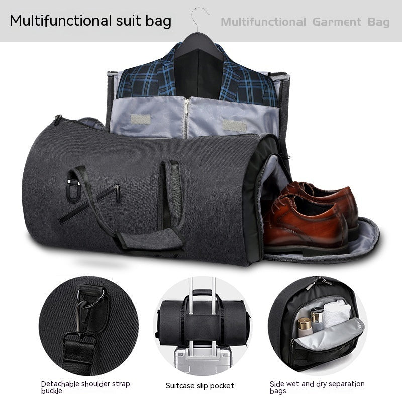 Faltbare Anzug-Reisetasche für Herren mit großer Kapazität, tragbar