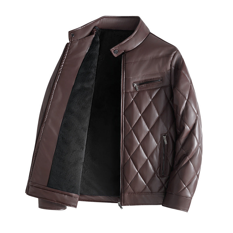 Men's Thick Casual Leather Jacket