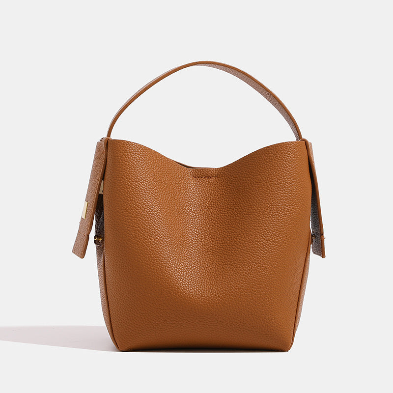 Simple Vintage Commuter Women Crossbody Luxury Leather Bag