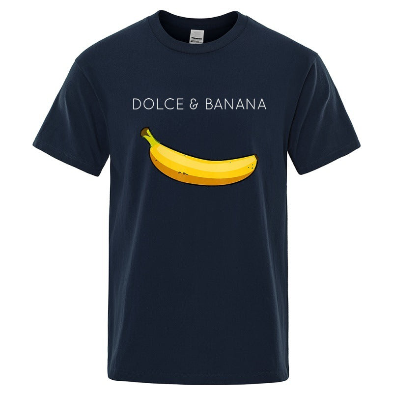Dolce Banana Fashion Print Men T-shirt