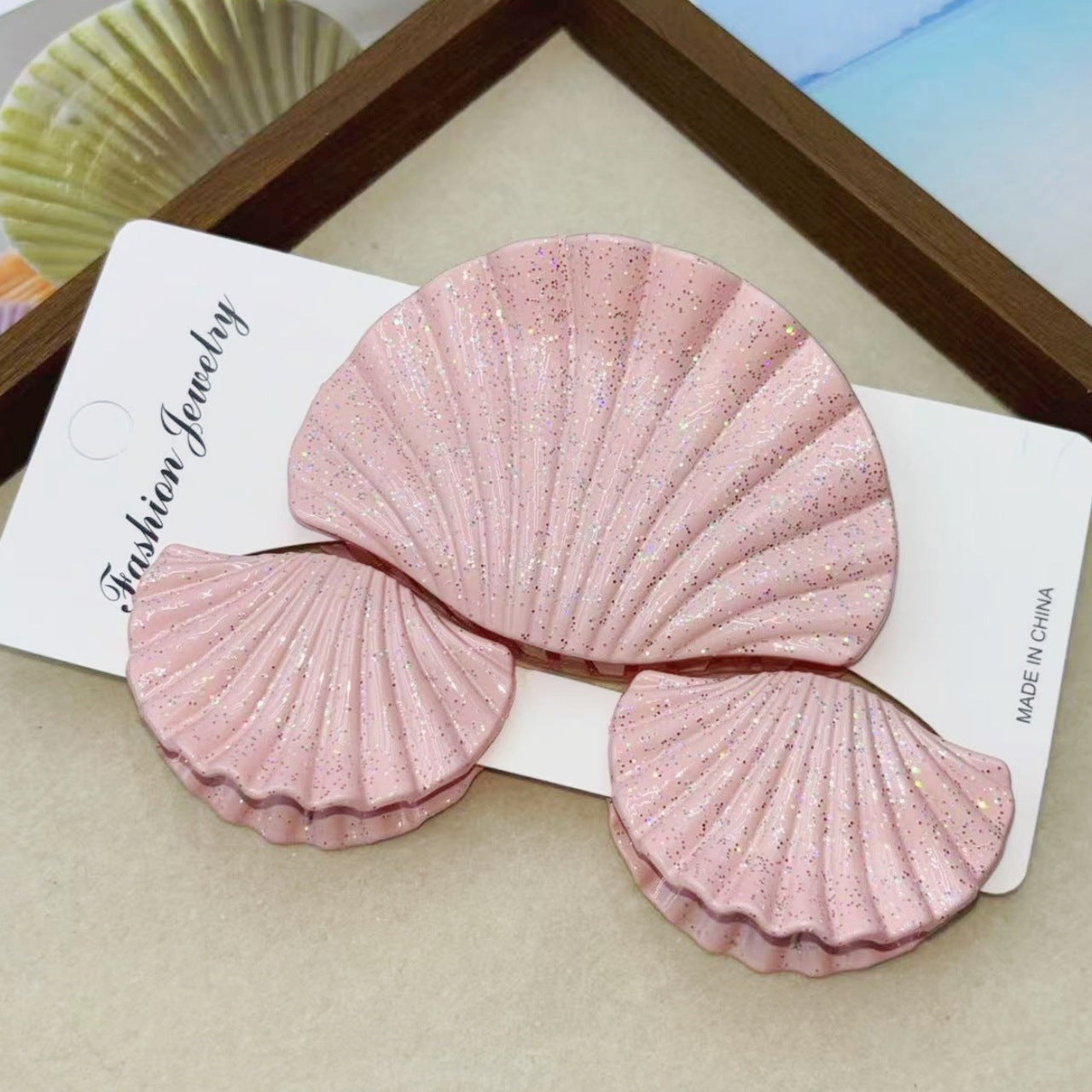 Gradient Frosted Hair Clip Set