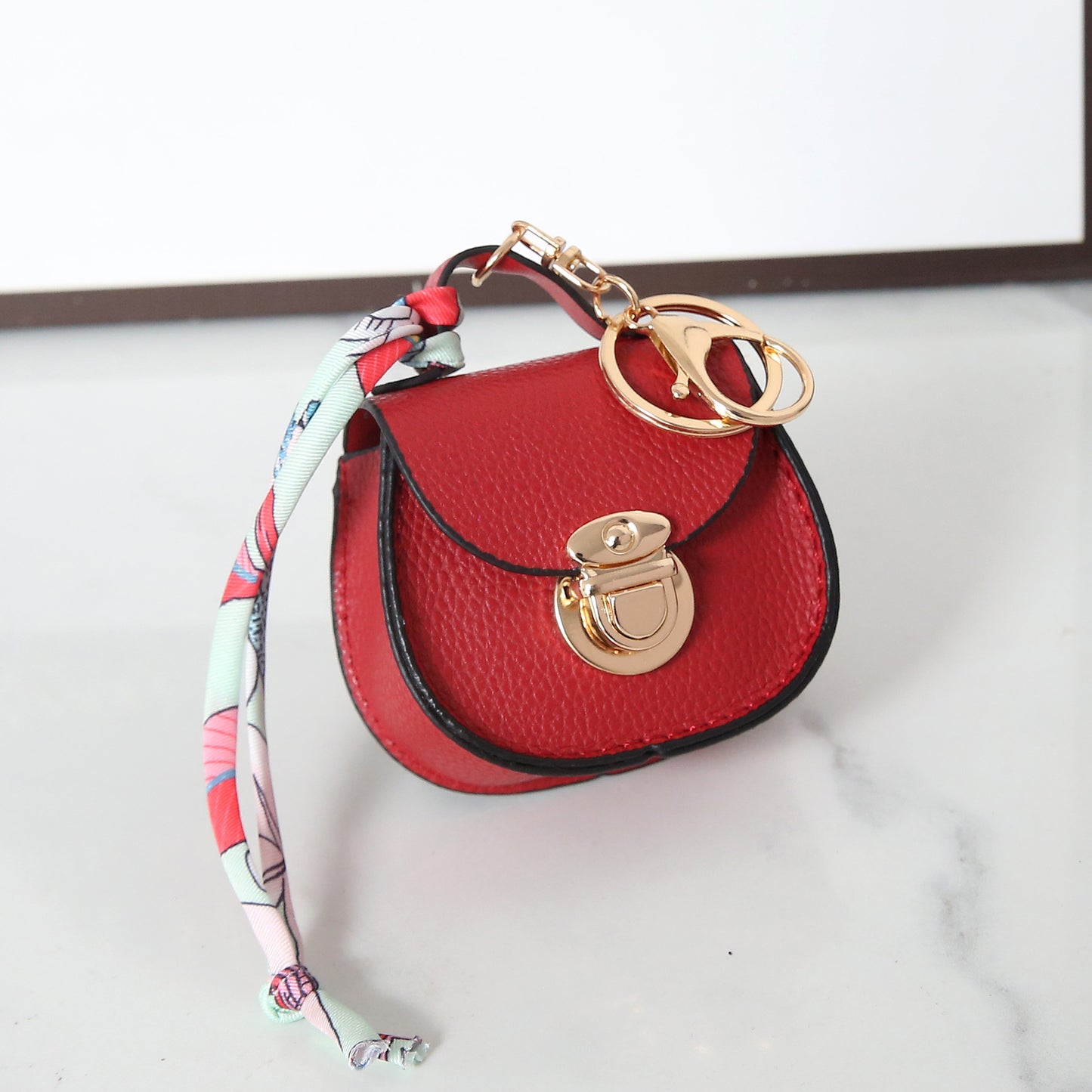 Small Coin Style Purse Pendant Multifunctional Keychain Bag
