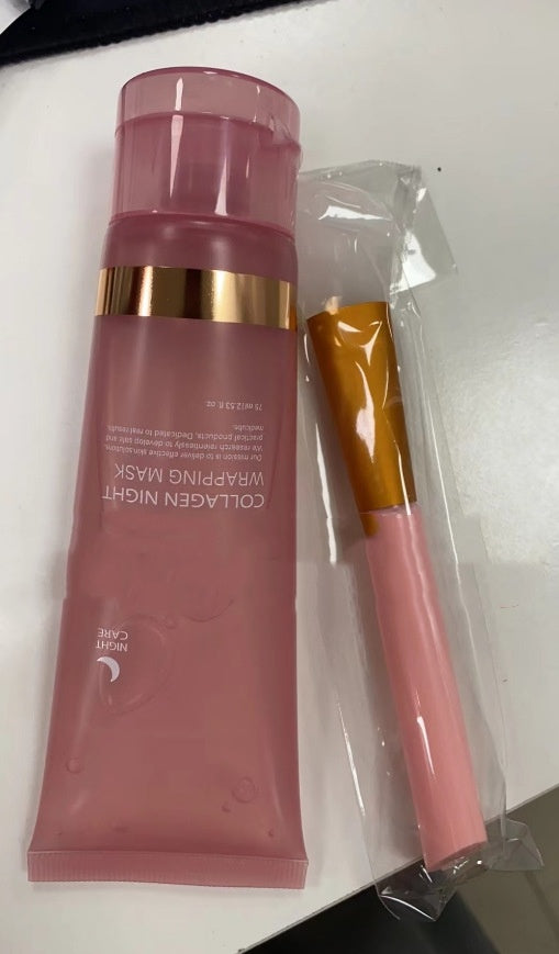 Gesichtsmaske Collagen Wrapping Mask Straffende Elastizität & Feuchtigkeitsversorgung Anti-Falten Für die Hautpflege