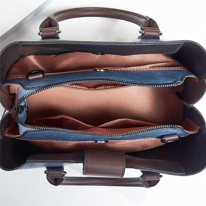 Women Shoulder Bag Big Buckle Handbag