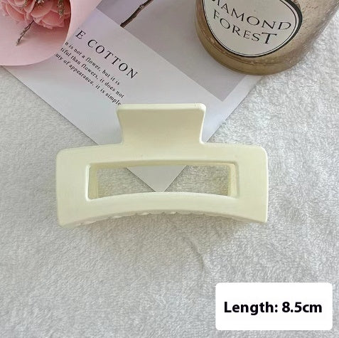 Women's Simple And Versatile Solid Color Hair Claw