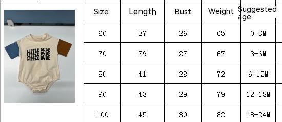 Toddler Clothes Summer New Short Sleeve Rompers