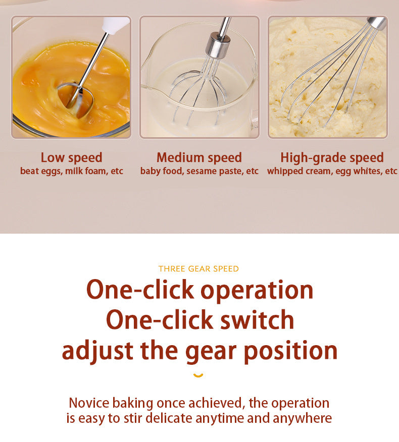 Hand-held Electric Whisk for Baking Cake Egg