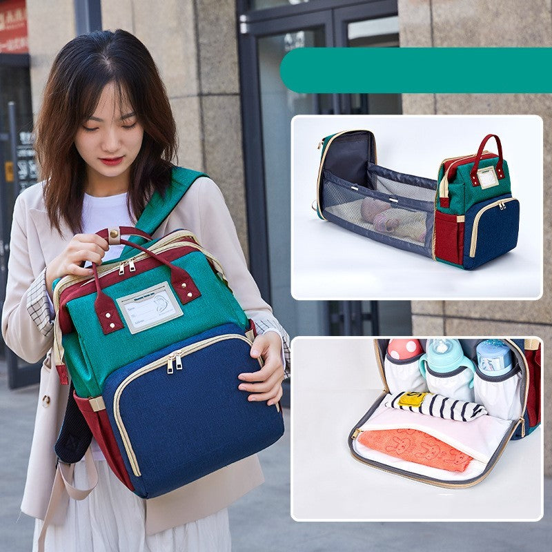Baby Diaper Bags with Changing Station, Waterproof Diaper Bag Backpack for Moms