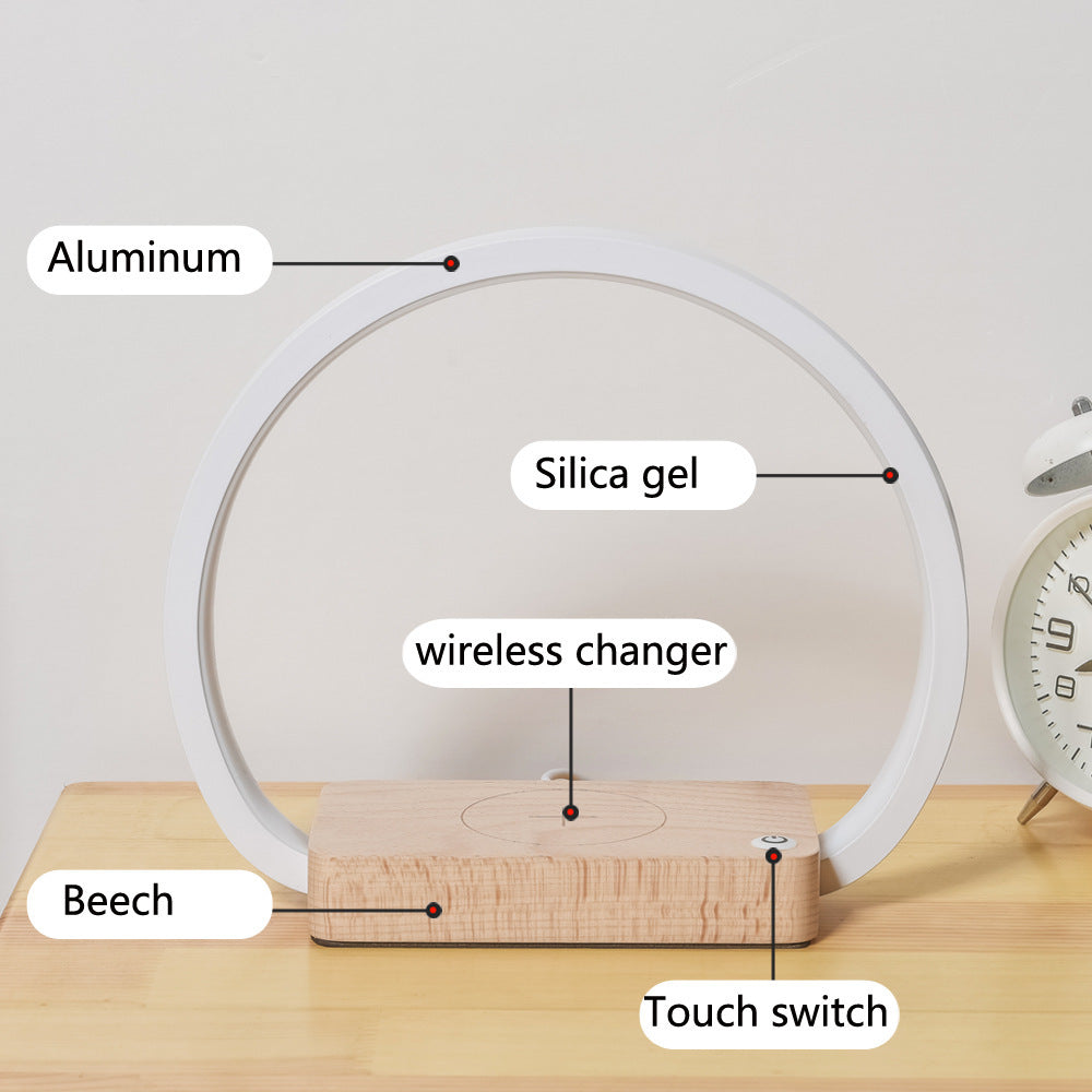Multifunctional table lamp with Wireless Charger