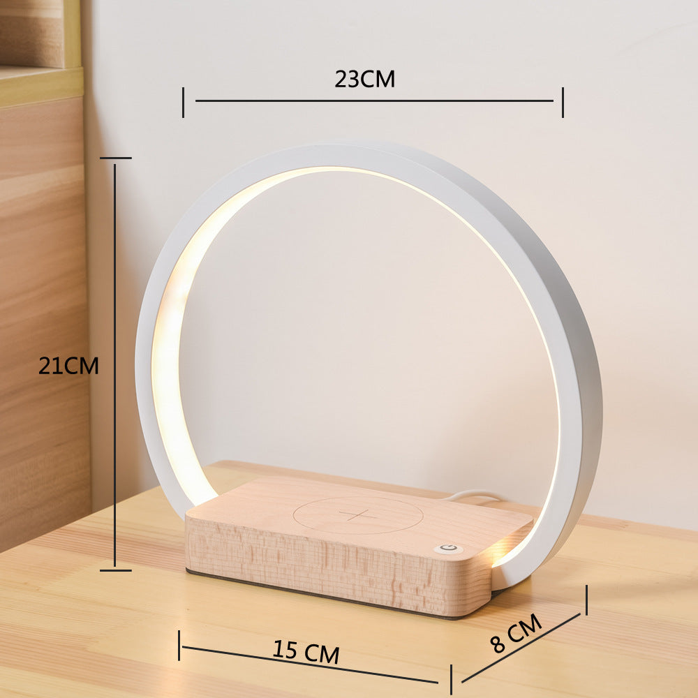 Multifunctional table lamp with Wireless Charger