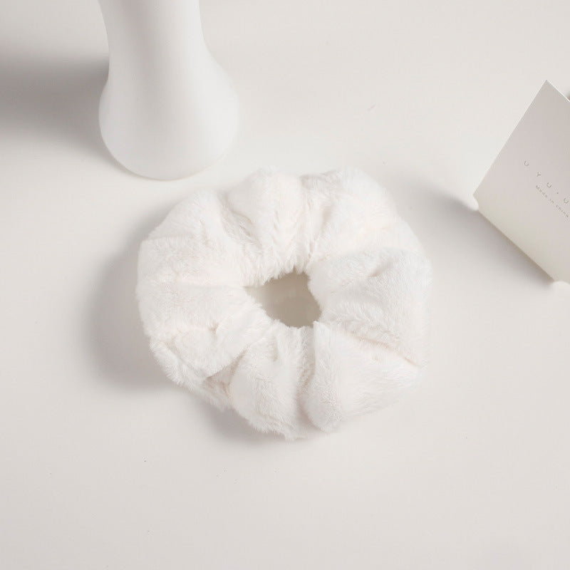 Girly cute plush Hair Scrunchie