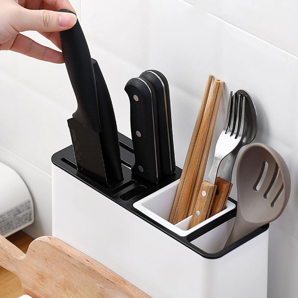 Tableware Storage Holders Kitchen Knife Plastic Storage Rack