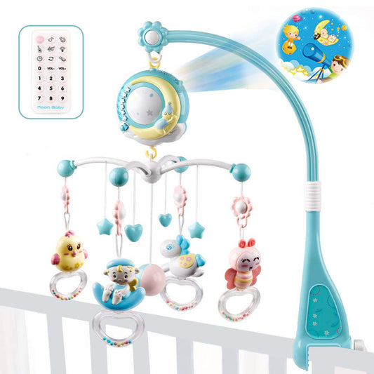 Baby Rattles Crib Mobiles Toy Holder Rotating Mobile Bed Bells