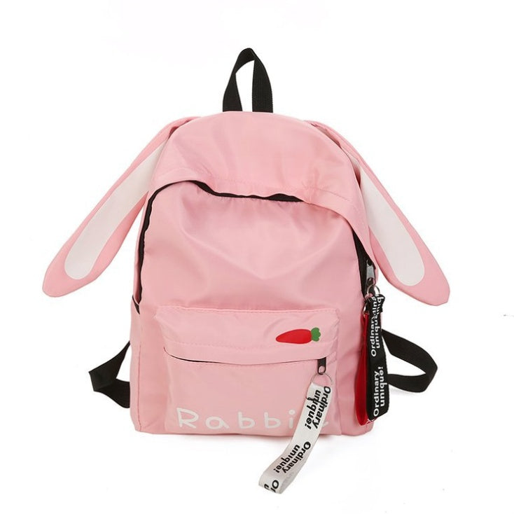Waterproof nylon big ears backpack new cartoon cute embroidered leisure backpack junior high school bag