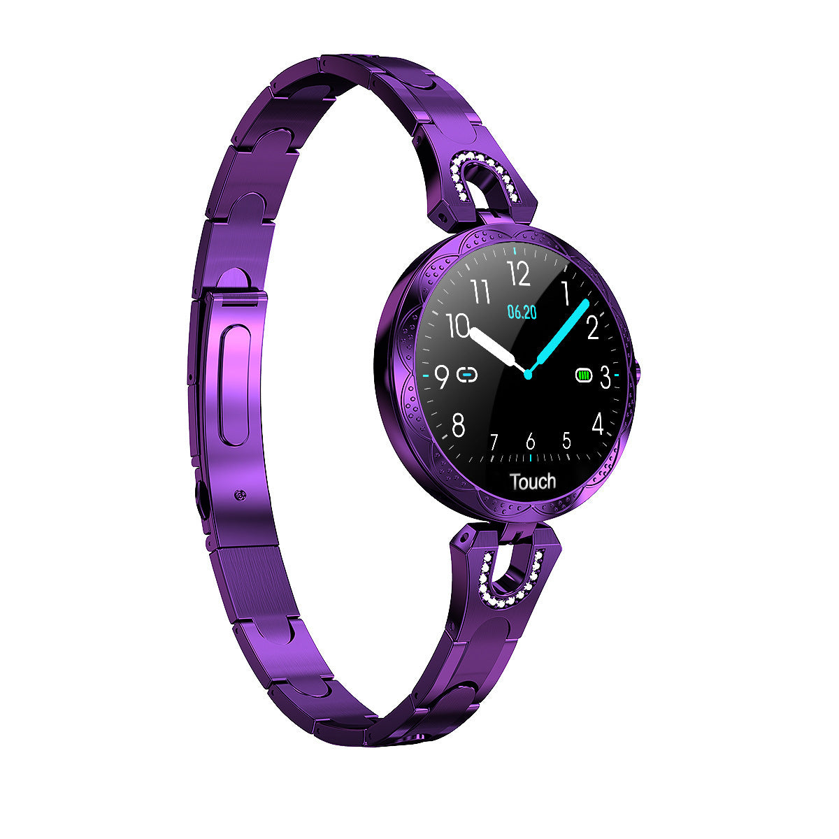 Mode Damen Smart Watch Wasserdicht Tragbarer Herzfrequenzmesser