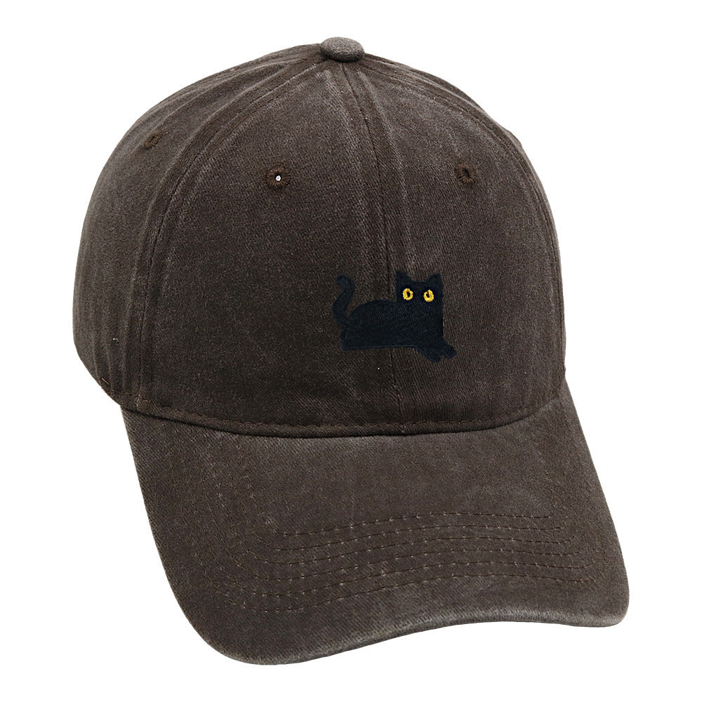 Retro Distressed Men And Women Peaked Cap