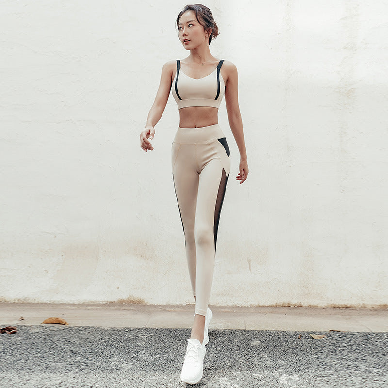 Yoga fitness clothing suit
