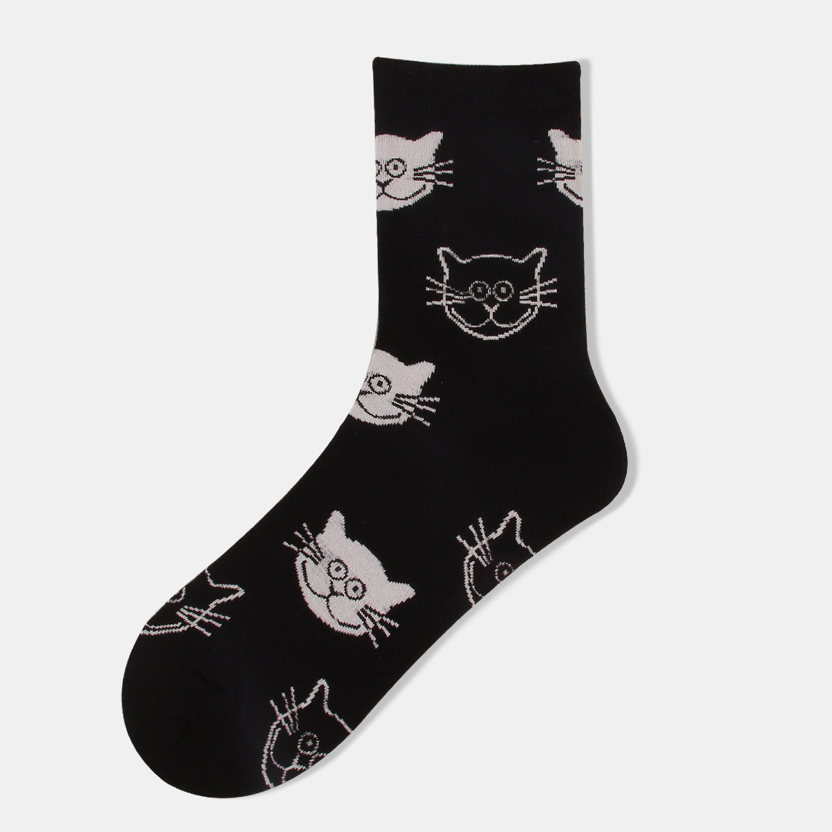 New Cute Cartoon Cat Casual Women's Socks