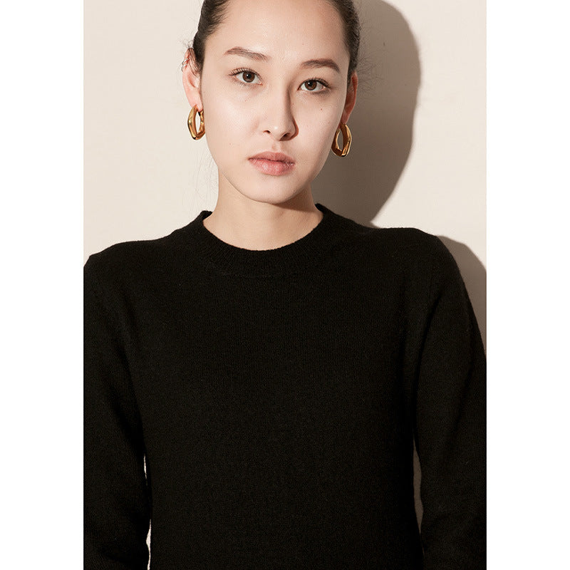 18K Gold Shaped Simple Earrings