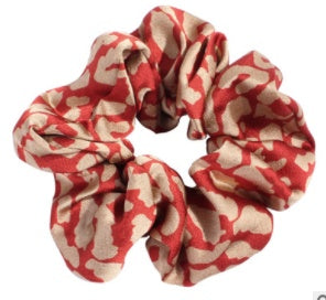 Bright Leopard Style Scrunchie
