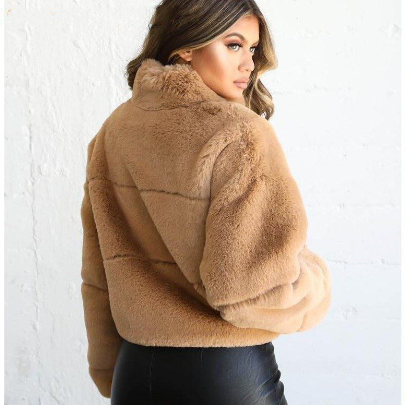 Ladies winter zip-up thermal jacket