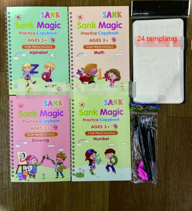 Kids Full English version of calligraphy stickers