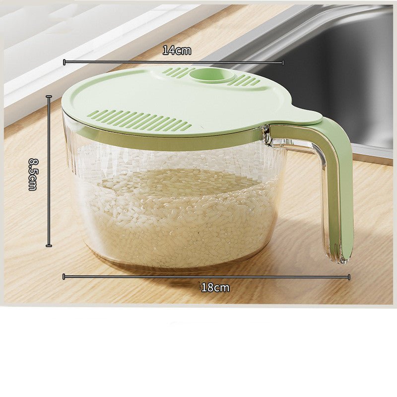 Multifunctional Drainage Basin For Domestic Kitchen Rice Fruit Washing