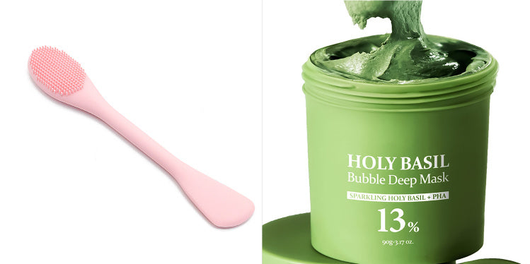 Holy Basil Bubble Clay Exfoliating Deep Cleansing Mask