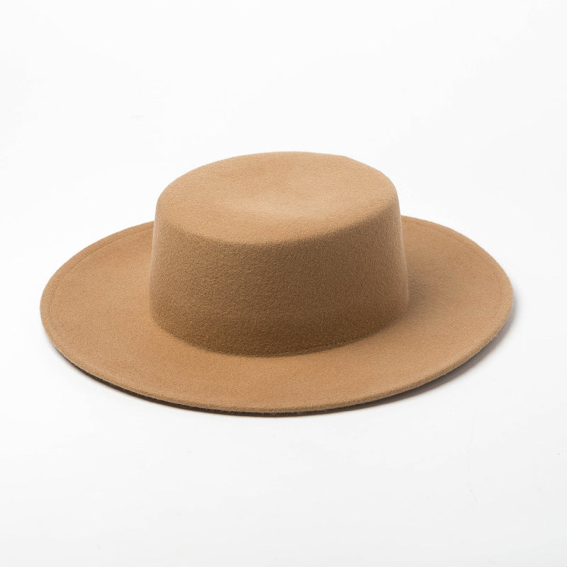 New Style Pure Wool Woolen Top Hat For Women
