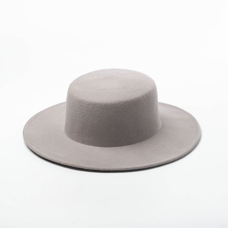 New Style Pure Wool Woolen Top Hat For Women