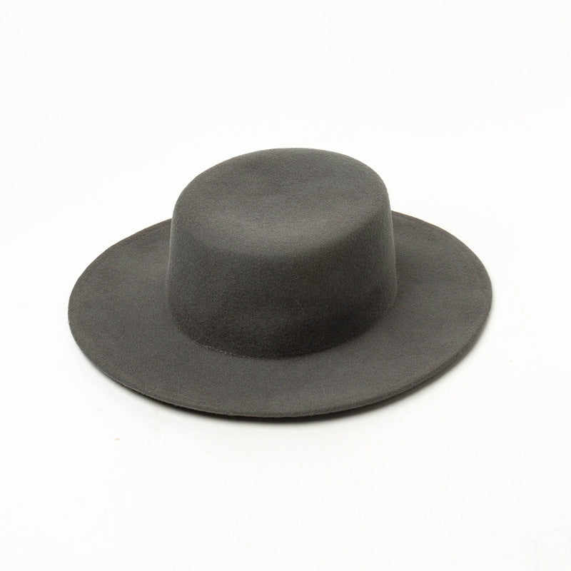 New Style Pure Wool Woolen Top Hat For Women