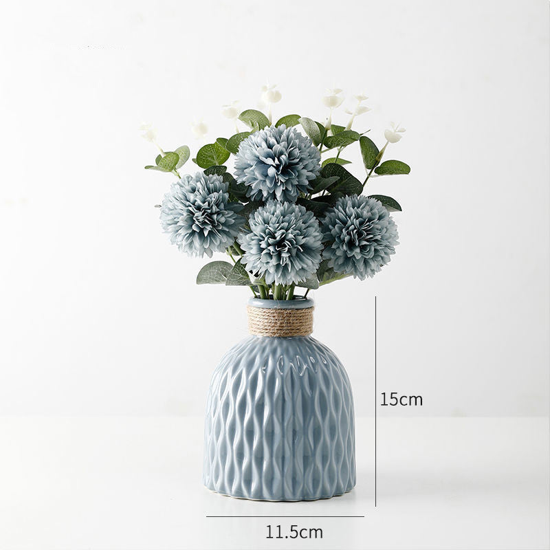 軽量で高級な陶器の花瓶装飾