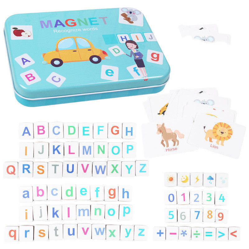 Frühe Baby-Lernbildung Magnetische Buchstaben und Zahlen Set Spielzeug