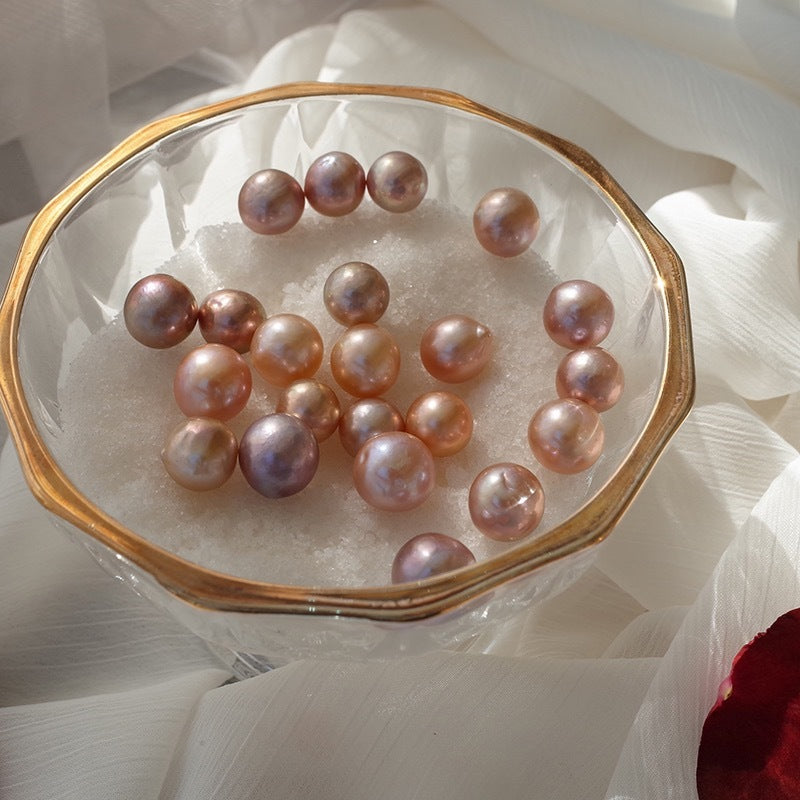 Modern And Simple Ladies 14k Gold Baroque Pearl Necklace