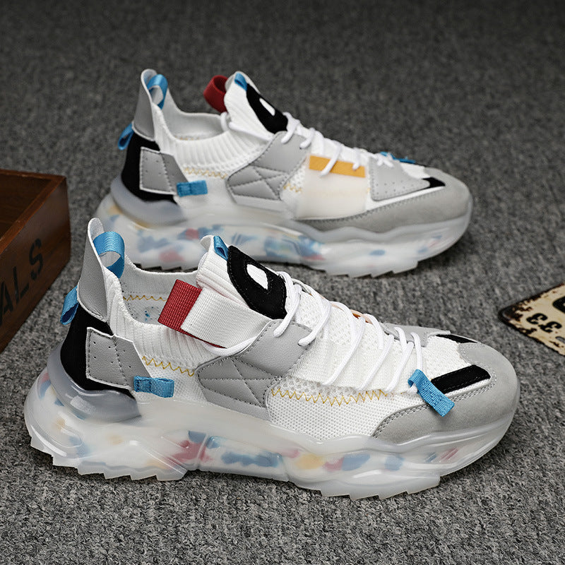 Colorful Popcorn Bottom Breathable Sneakers