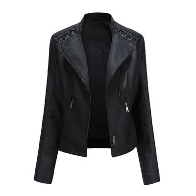 Women's Short Leather Jacket