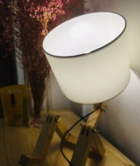 Creative Bedroom Wooden Table Lamp