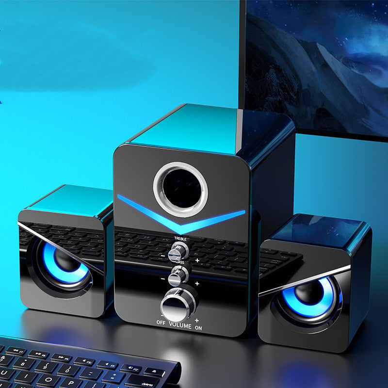 Soundbar-Lautsprecher für Desktop-Computer mit stylischem Augen-Design