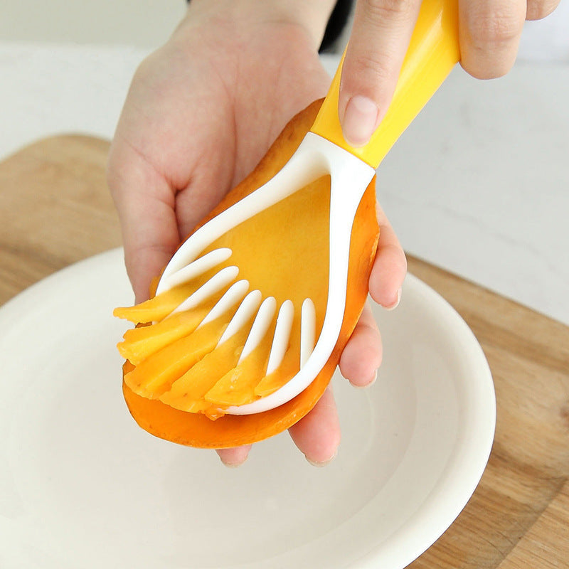 Multi-fruit Slicer Flesh Digging Spoon Melon Go Fruit Capsule Kiwi Dragon Fruit Cut Into Strips