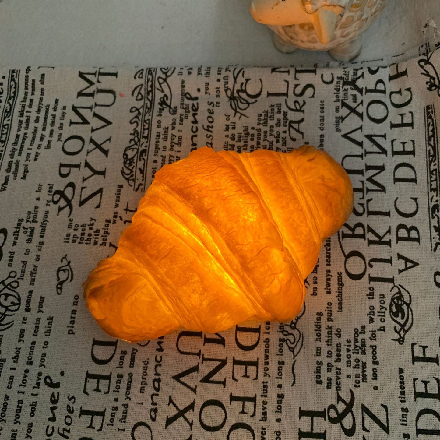 A Yukiko Morita Pampshade Toast, Bread, Croissant & Baguette Lamps