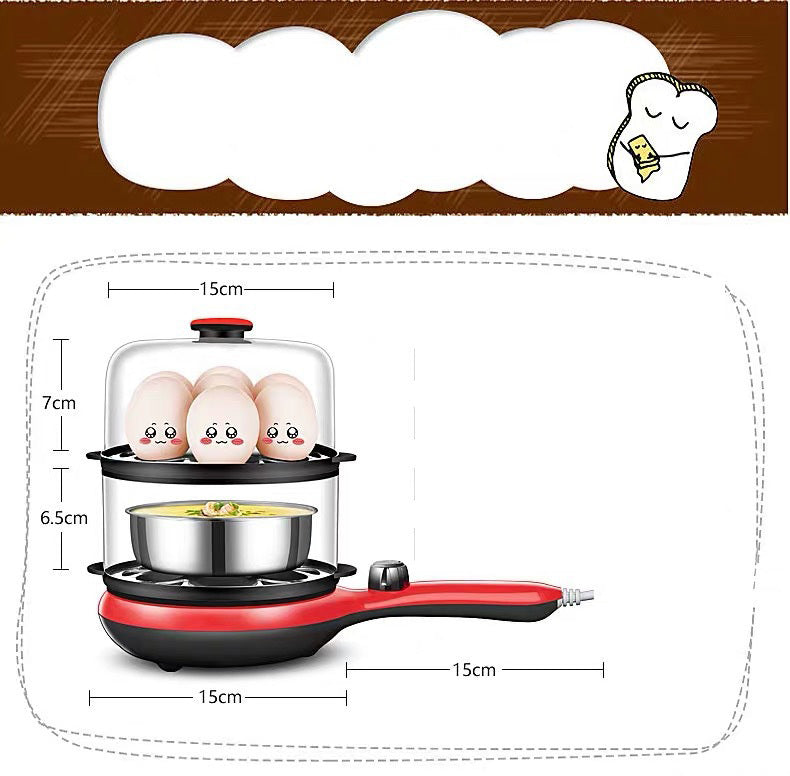 Household Breakfast Stainless Steel Egg Steamer Omelette Making Device