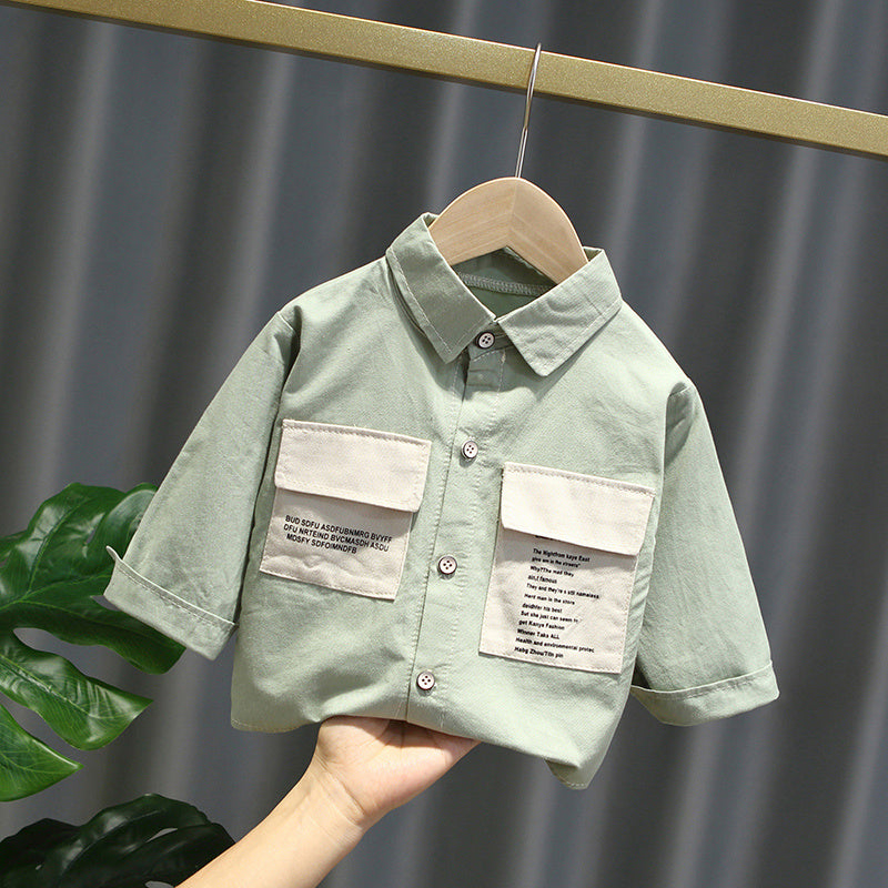 Pure Cotton Thin Children'S Spring And Autumn Children'S t Shirt
